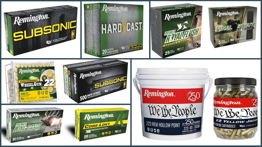 New from Remington Ammo: Subsonic Rifle Line, Expanded 7mm BC Options, Hard Cast Handgun Loads
