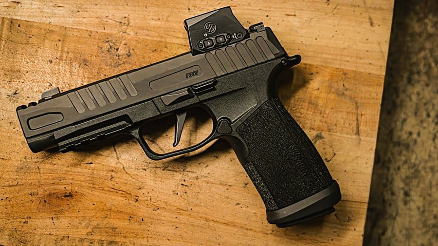 New: SIG Sauer Fuse Comp 9mm Pistol with Romeo X Enclosed Red Dot