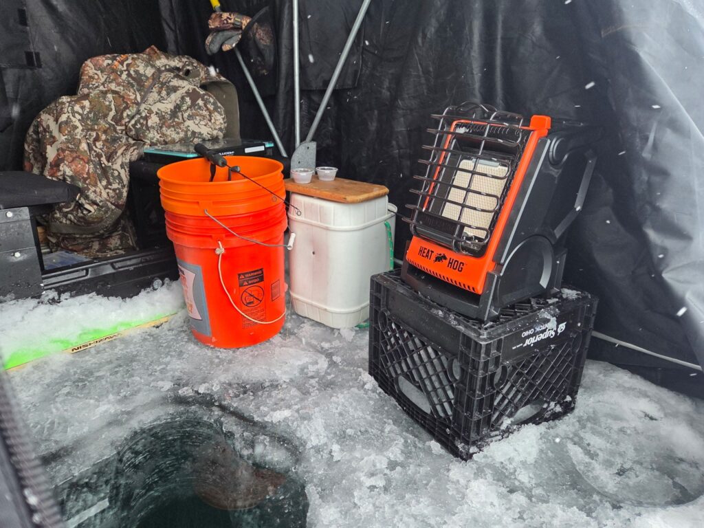 Heat Hog on the Ice: Lake St. Clair at 10 Degrees