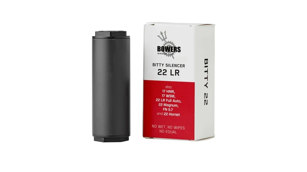 Bowers Bitty Suppressor — World’s Smallest Dry, Wipeless Silencer