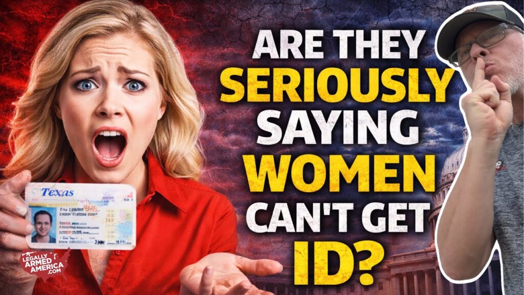SHOCKER: First it was poor and black people – now women are too stupid to get an ID?
