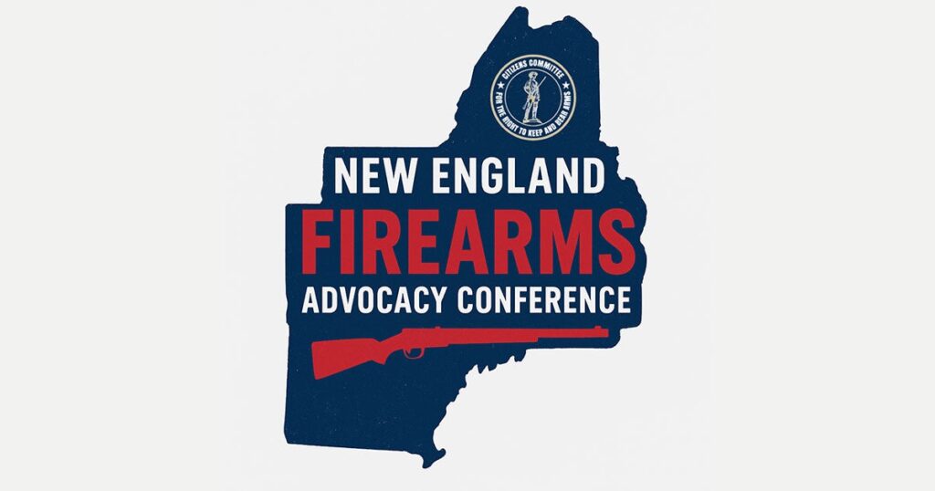 New England Gun Rights Conference Set for May 30 in Massachusetts
