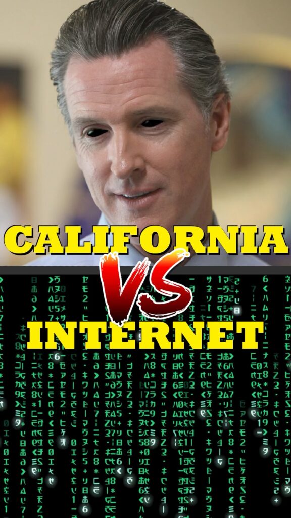 California Sues the Internet