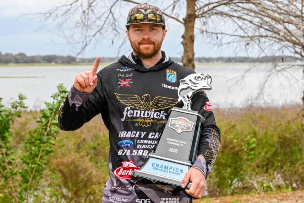 Fenwick Pro Cody Stahl Starts the Year with a Bassmaster Open Win
