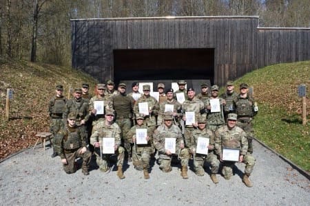 US and German Forces Compete for Coveted Marksmanship Badge