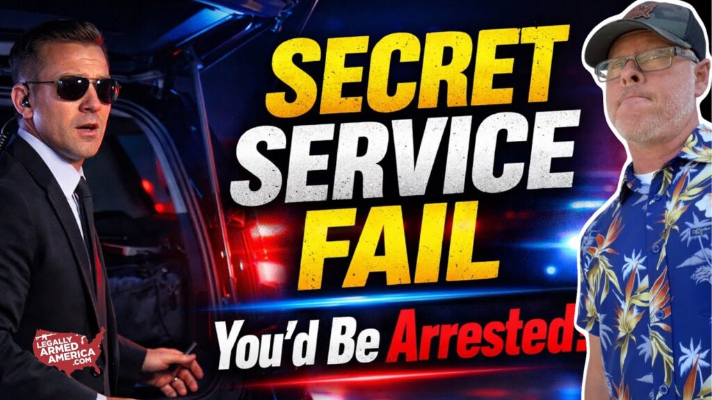 Biden Secret Service agent shoots himself in the butt – but you’d be in jail!