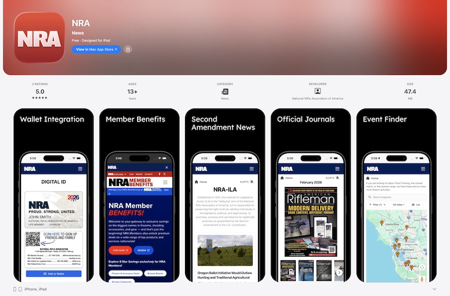 NRA Rolls Out a New Updated App