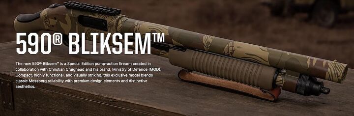 Mossberg Debuts 590 Bliksem Collaboration With Christian Craighead