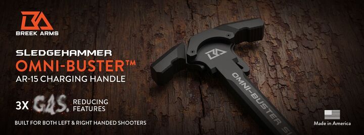 New Breek Arms Omni Buster Ambi Suppressor-Ready Charging Handle