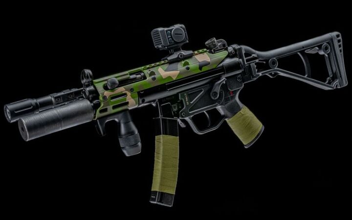 POTD: Suppressed ZF5-P (MP5K) Meets M90 Camouflage