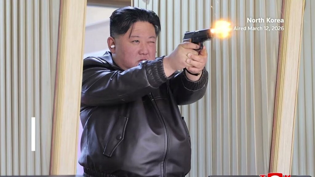 North Korean Leader Kim Jong Un Tests “New” Pistols at Range