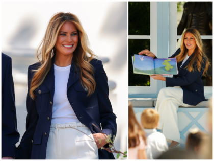 Fashion Notes: Melania Trump Hosts Annual Easter Egg Roll in Nautical Ralph Lauren