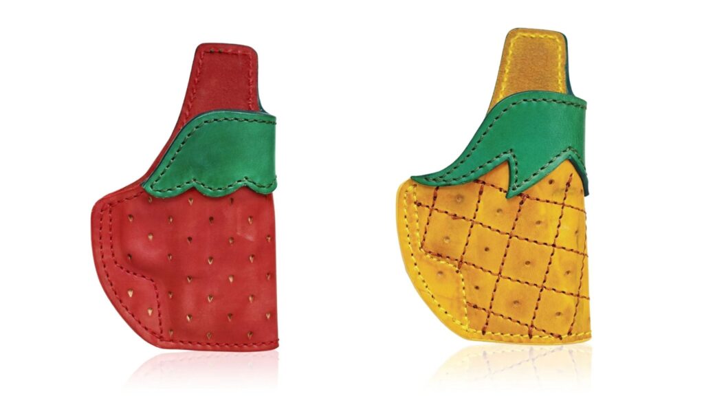 FALCO’s New CarryArt Pineapple & Strawberry Leather Holsters
