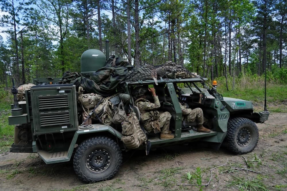 101st ABN DIV (AA) Test TEWS‑I Integration on Infantry Squad Vehicle at JRTC