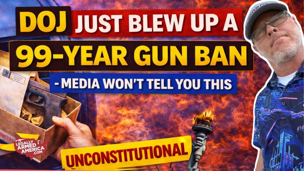 DOJ just blew up a 99 year old gun ban — media ain’t talking about this one
