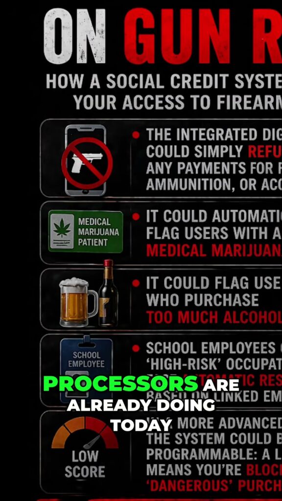 A “super app” tracking social credit scores could prevent gun purchases #breakingnews